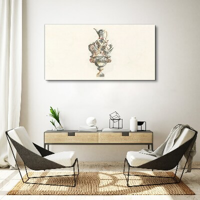 Foto auf leinwand Der Charme einer klassischen Vase