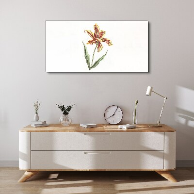 Wandbild Blumenarrangement in warmen Farben