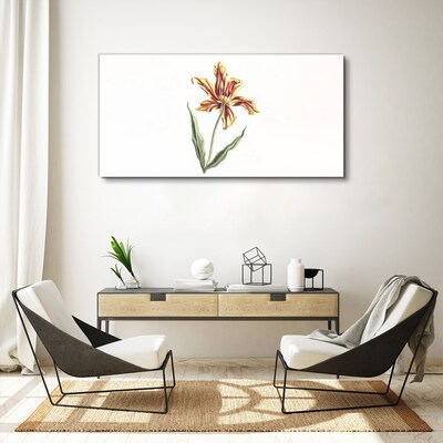 Wandbild Blumenarrangement in warmen Farben
