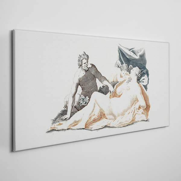 Foto auf leinwand Mythologische Szene mit Gottheiten