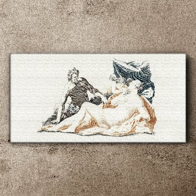 Foto auf leinwand Mythologische Szene mit Gottheiten