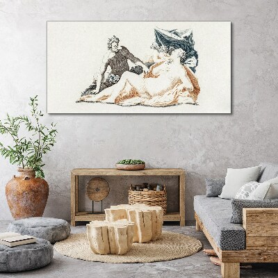Foto auf leinwand Mythologische Szene mit Gottheiten
