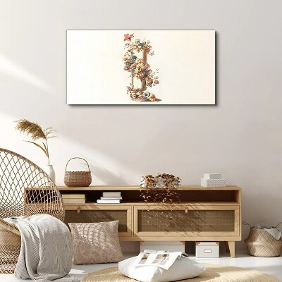 Bild auf leinwand Blumenvase mit Naturmotiv