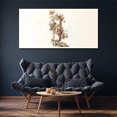Bild auf leinwand Blumenvase mit Naturmotiv