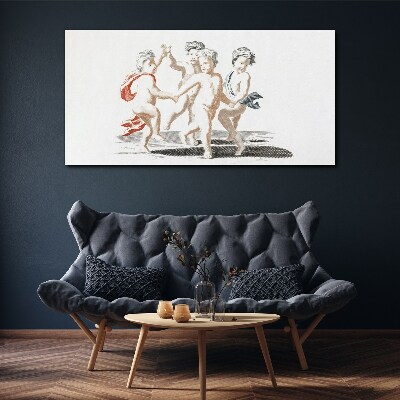 Foto auf leinwand Tanzende Kinder