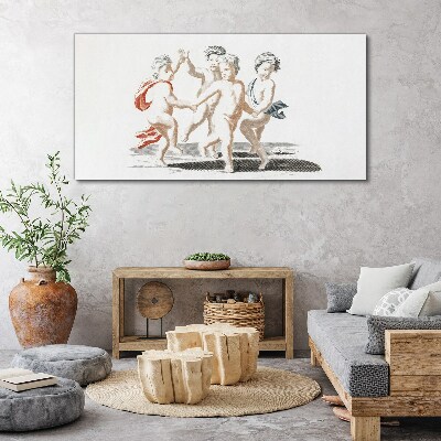 Foto auf leinwand Tanzende Kinder