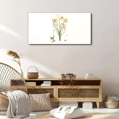 Wandbild Narzissenblüten mit Naturmotiv