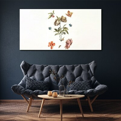 Foto auf leinwand Florale Motive in Pastelltönen