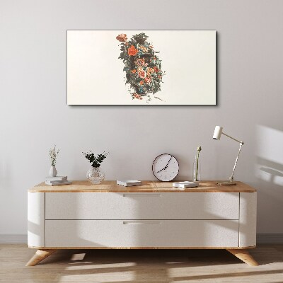 Bild auf leinwand Blumenvase in zarten Farben