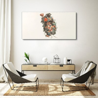 Bild auf leinwand Vase Blumen Pflanzen