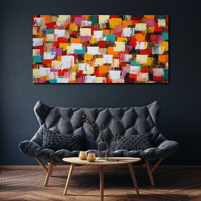 Foto auf leinwand Buntes, abstraktes Mosaikmuster