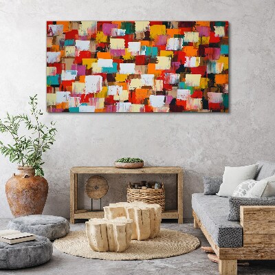 Foto auf leinwand Buntes, abstraktes Mosaikmuster