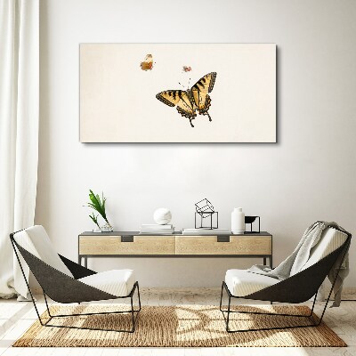 Bild auf leinwand Schmetterlinge in zarter Harmonie