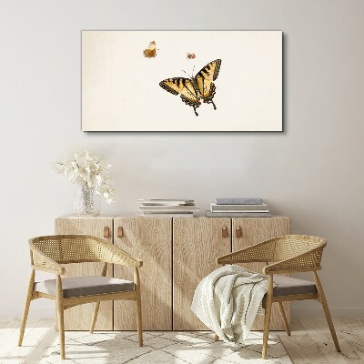 Bild auf leinwand Schmetterlinge in zarter Harmonie