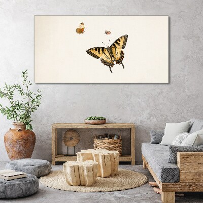 Bild auf leinwand Schmetterlinge in zarter Harmonie