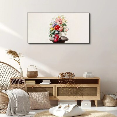 Foto auf leinwand Blumenarrangement in einer Vase