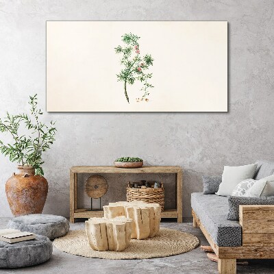 Foto auf leinwand Zarte Vegetation in Pastellfarben