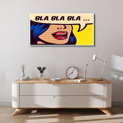 Foto auf leinwand Endlose Gespräche