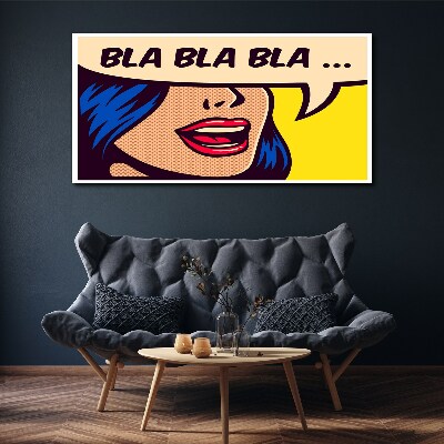 Foto auf leinwand Endlose Gespräche