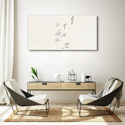 Wandbild Die Zartheit der Schmetterlinge in Bewegung