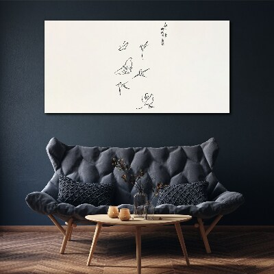 Wandbild Die Zartheit der Schmetterlinge in Bewegung
