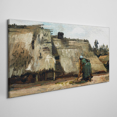 Foto leinwand Arbeiten im Feld