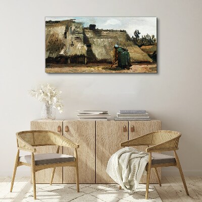 Foto leinwand Arbeiten im Feld
