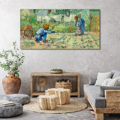 Wandbild Van Goghs erste Schritte