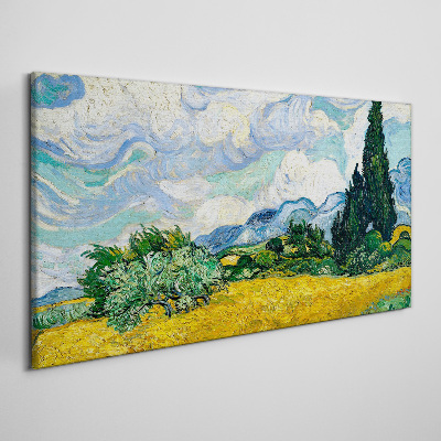 Bild auf leinwand Van Goghs wildes Feld