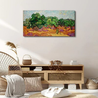 Foto auf leinwand Grove Blue Sky Van Gogh