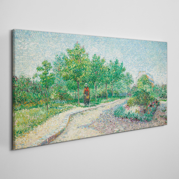 Foto auf leinwand Sommerspaziergang im Garten