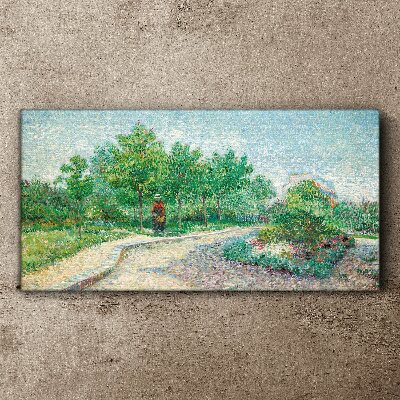 Foto auf leinwand Naturbaum Van Gogh
