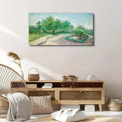 Foto auf leinwand Naturbaum Van Gogh