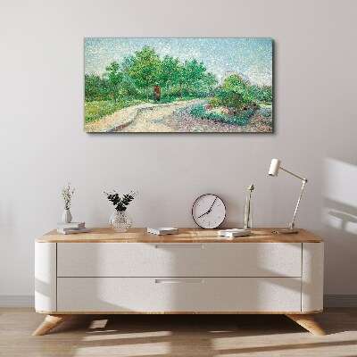 Foto auf leinwand Naturbaum Van Gogh