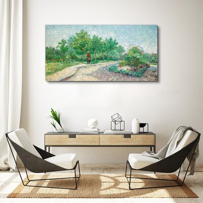 Foto auf leinwand Sommerspaziergang im Garten