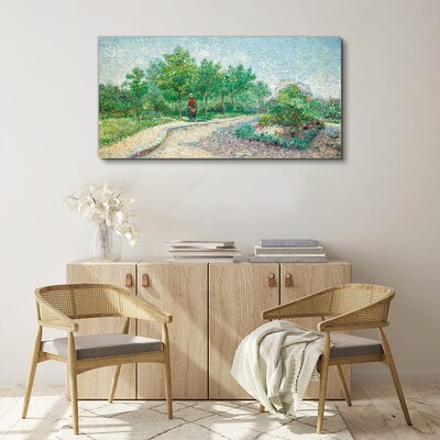 Foto auf leinwand Sommerspaziergang im Garten