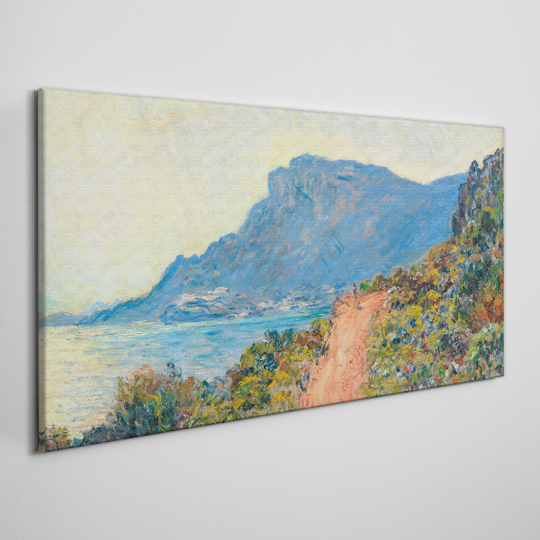 Foto auf leinwand Corniche von Monaco Monet