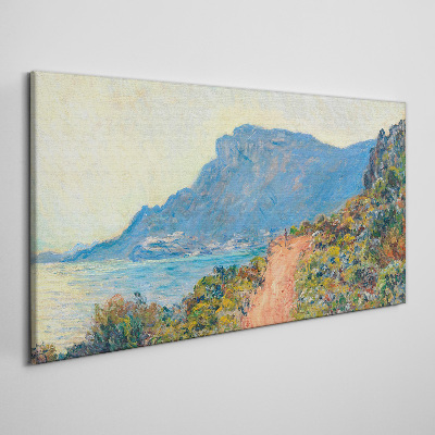 Foto auf leinwand Corniche von Monaco Monet