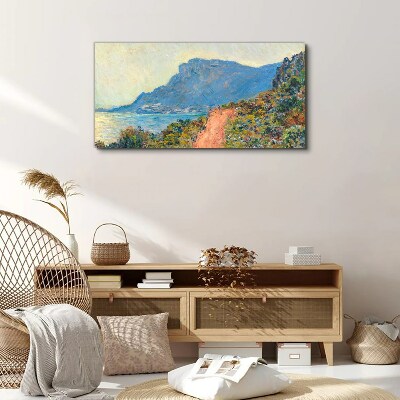 Foto auf leinwand Corniche von Monaco Monet