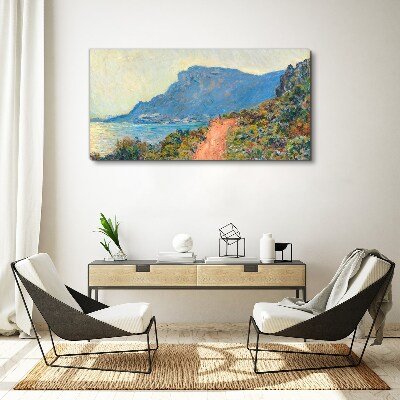 Foto auf leinwand Corniche von Monaco Monet