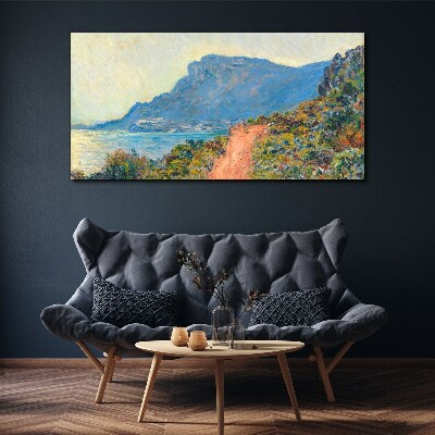 Foto auf leinwand Corniche von Monaco Monet