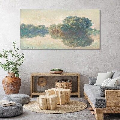 Foto auf leinwand Eine ruhige Wasseroberfläche