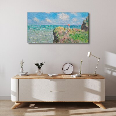 Foto auf leinwand Sommerliche Küstenlandschaft