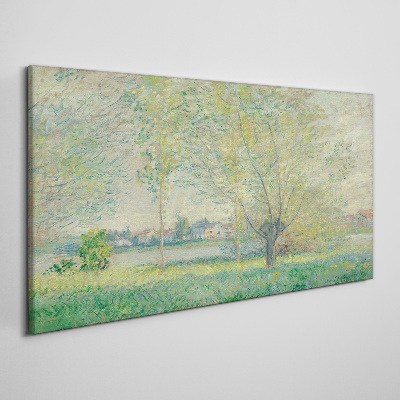 Foto auf leinwand Moderne Weiden Monet