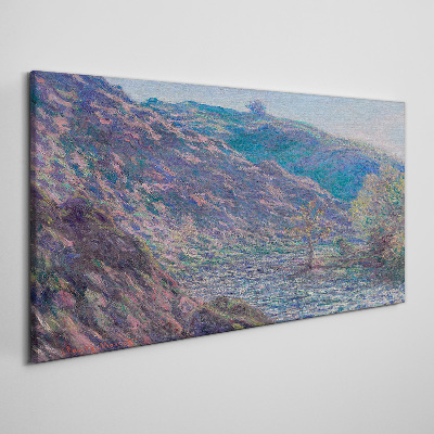 Bild auf leinwand Alter Baum am Confluence Monet