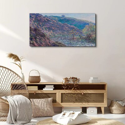 Bild auf leinwand Alter Baum am Confluence Monet