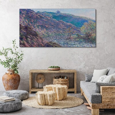 Bild auf leinwand Alter Baum am Confluence Monet