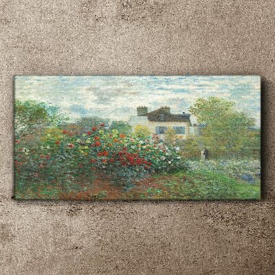 Foto leinwand Monet Naturgarten