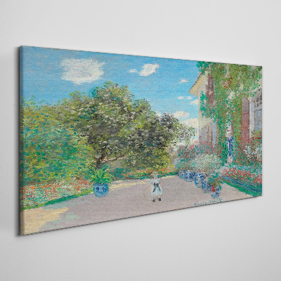 Foto auf leinwand Haus des Künstlers Monet