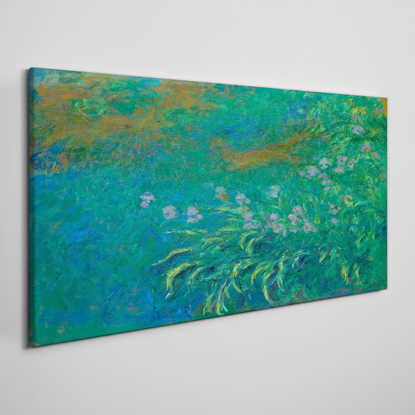Foto auf leinwand Monets Schwertlilien